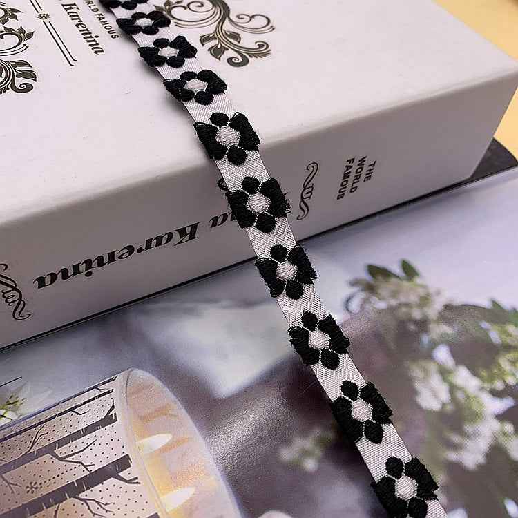 1.5cm Ethnic Jacquard Lace Trim – 40 Yards