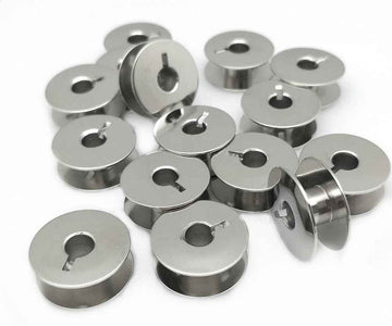 50pcs"L" Metal Bobbins for Sewing Machine Alphasew Bernina Brother