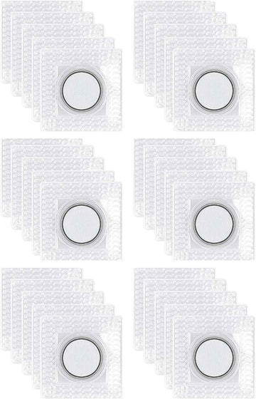 30 Pairs Hidden Sew PVC Magnetic Snap Buttons Fastener
