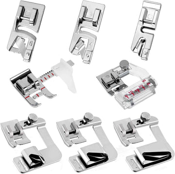 8pcs Sewing Machine Presser Foot Set for Brother Singer Janome