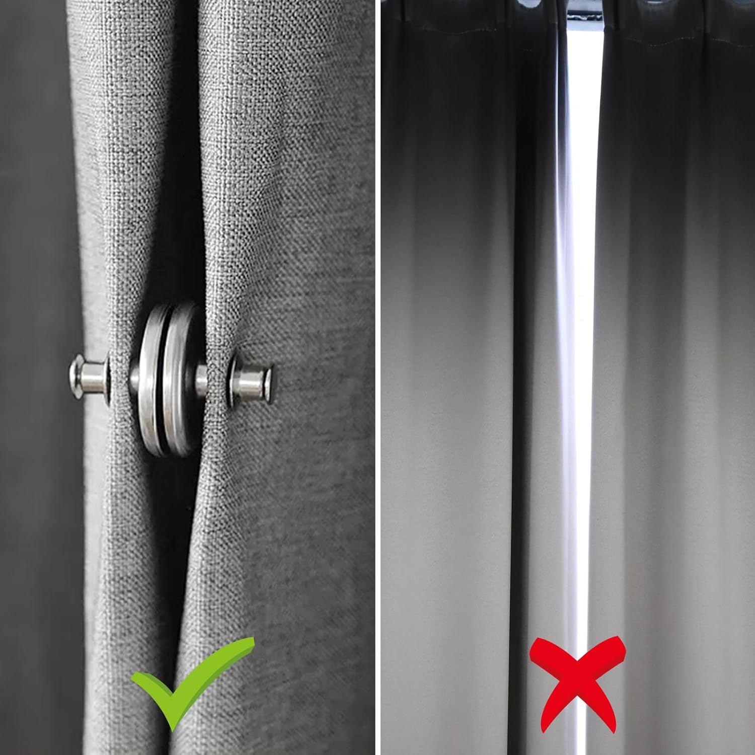 20 párů závěsných magnetů magnetické závěsné klipy knoflíky