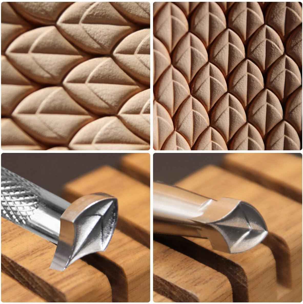 Leather Craft Stamping Tool,Dragon Scale with 304 Stainless Steel L213