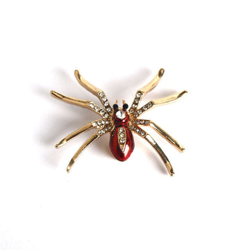 Broche de Araña de Diamante Brillante 2PCS