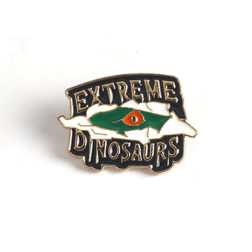 Extreme Dinosaurs Pin de Esmalte de Dinosaurios Estrellados 2PCS
