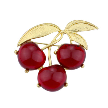 Broche Pin de Cereza Roja Jalea Jugosa 2PCS