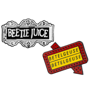 Beetlejuice Betelgeuse Legierungsanstecker 4er-Pack