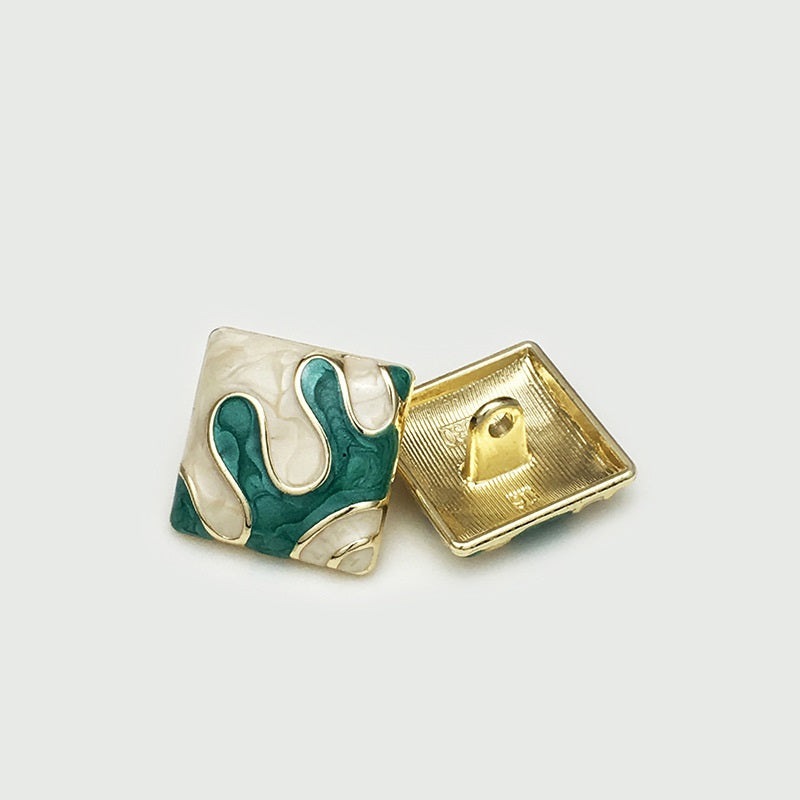 Vintage Hiina palee stiilis cloisonné metallnööbid silmusega 54 pakis