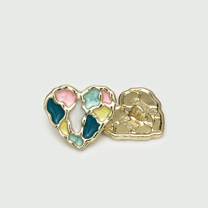Vintage Hiina palee stiilis cloisonné metallnööbid silmusega 54 pakis