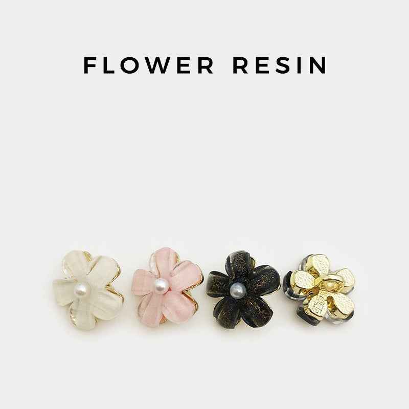 11mm-20mm Flower Pearl Metal Buttons for Children's Tops 12pcs - Lots of Buttons