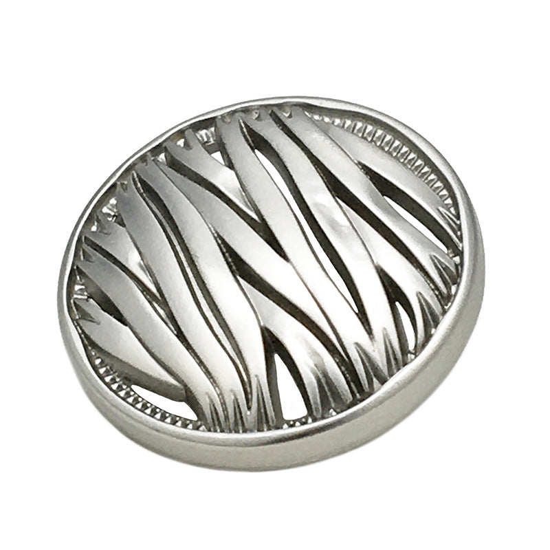 17.5/22.5mm Vintage Guld Sølv Uregelmæssige Hule Metal Knapper 20stk