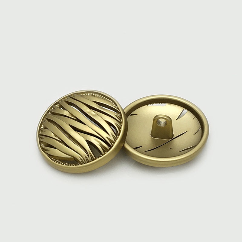 17.5/22.5mm Vintage Guld Sølv Uregelmæssige Hule Metal Knapper 20stk