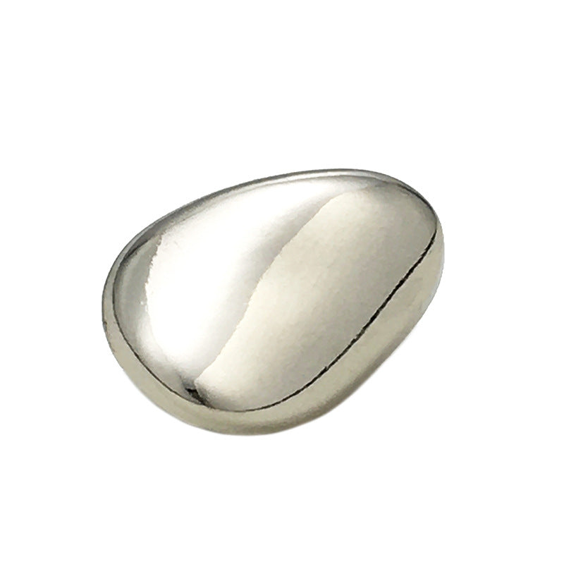 12/16/20mm Guld Sølv Uregelmæssige Metal Knapper med Skaft 20 stk