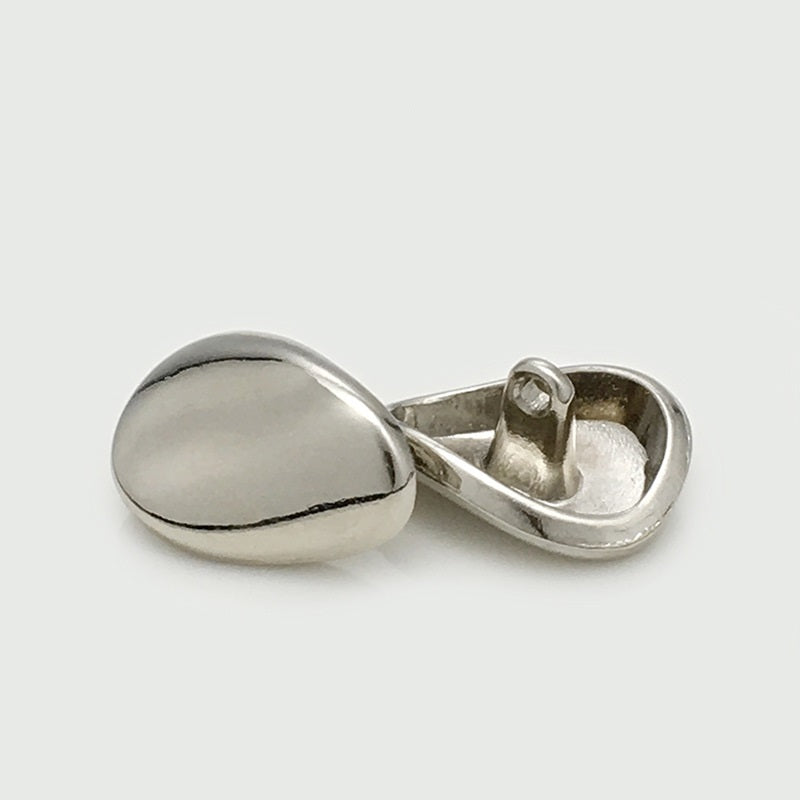12/16/20mm Guld Sølv Uregelmæssige Metal Knapper med Skaft 20 stk