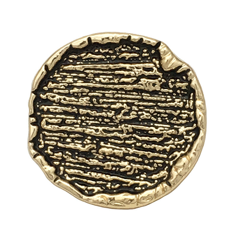 17.5/22.5mm Uregelmæssige Runde Formede Metal Sy Knapper 20stk