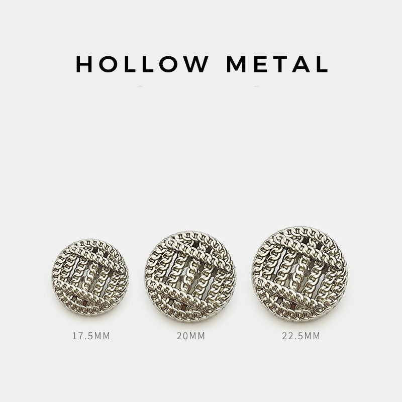 17.5/20/22.5mm vintage kuldse hõbedase metallist kettaäärtega õõnsad nupud 20 tk
