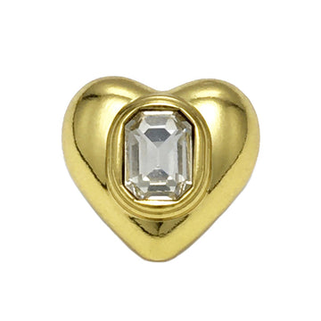 25mm Heart-Shaped Square Diamond Metal Buttons 12pcs