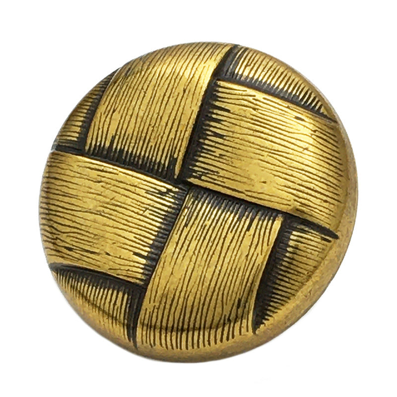 15-25mm Vintage kovové síťované knoflíky na kabát s očkem 20 ks