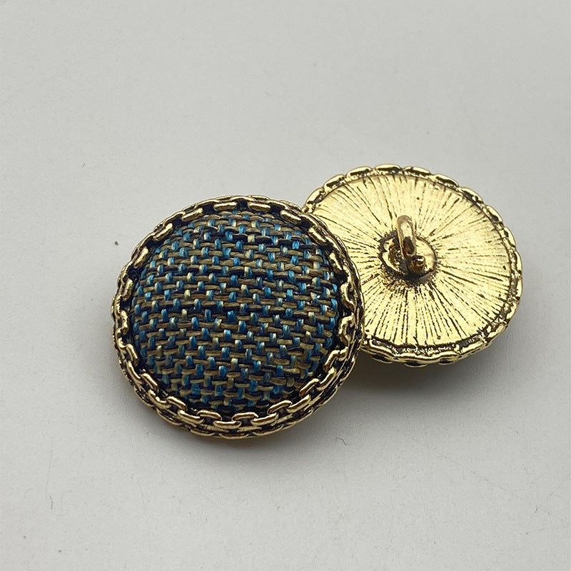25mm knoflíky s hvězdicovým vzorem, kovový nožičkový šev, balení 50 kusů (5 barev)
