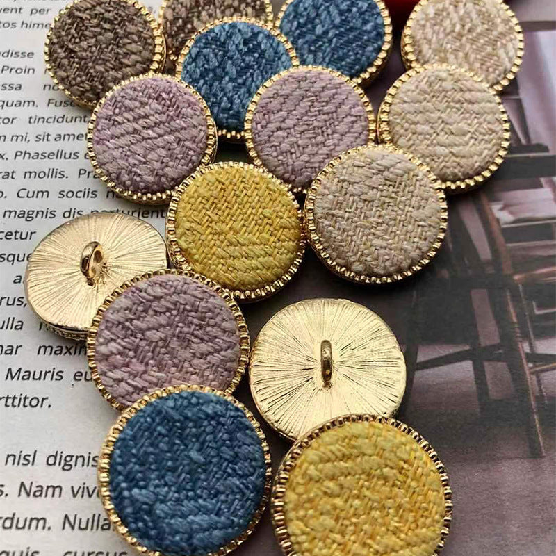 Butoane cu tijă din metal cu bază de 18/23mm, dințate, suprafață EdgeFabric, pachet de 48 bucăți