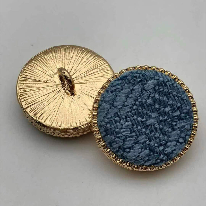 Butoane cu tijă din metal cu bază de 18/23mm, dințate, suprafață EdgeFabric, pachet de 48 bucăți