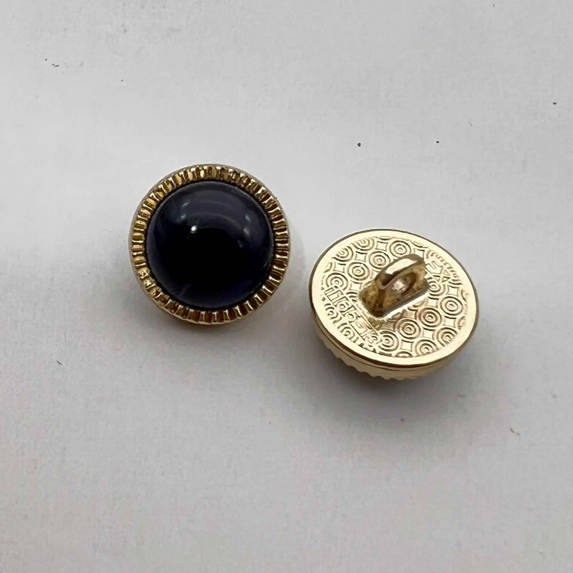 12.5mm Pearlized Cat's Eye Metal Shirt Buttons 30 Pack(5 Colors) - Lots of Buttons
