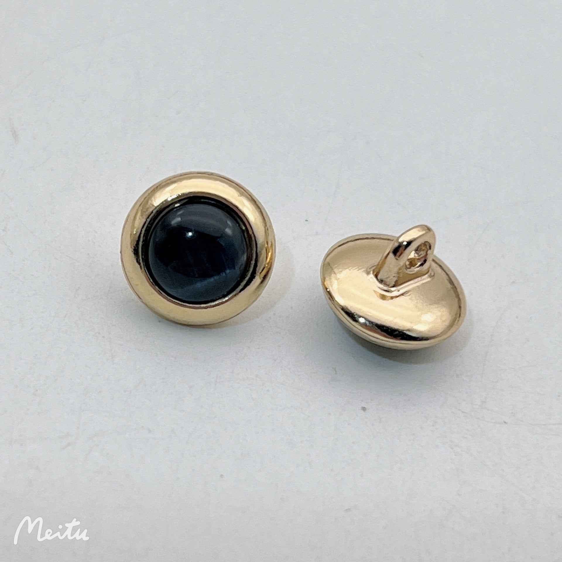 12.5mm Cat's Eye Metal Buttons for Shirts 50pcs - Lots of Buttons