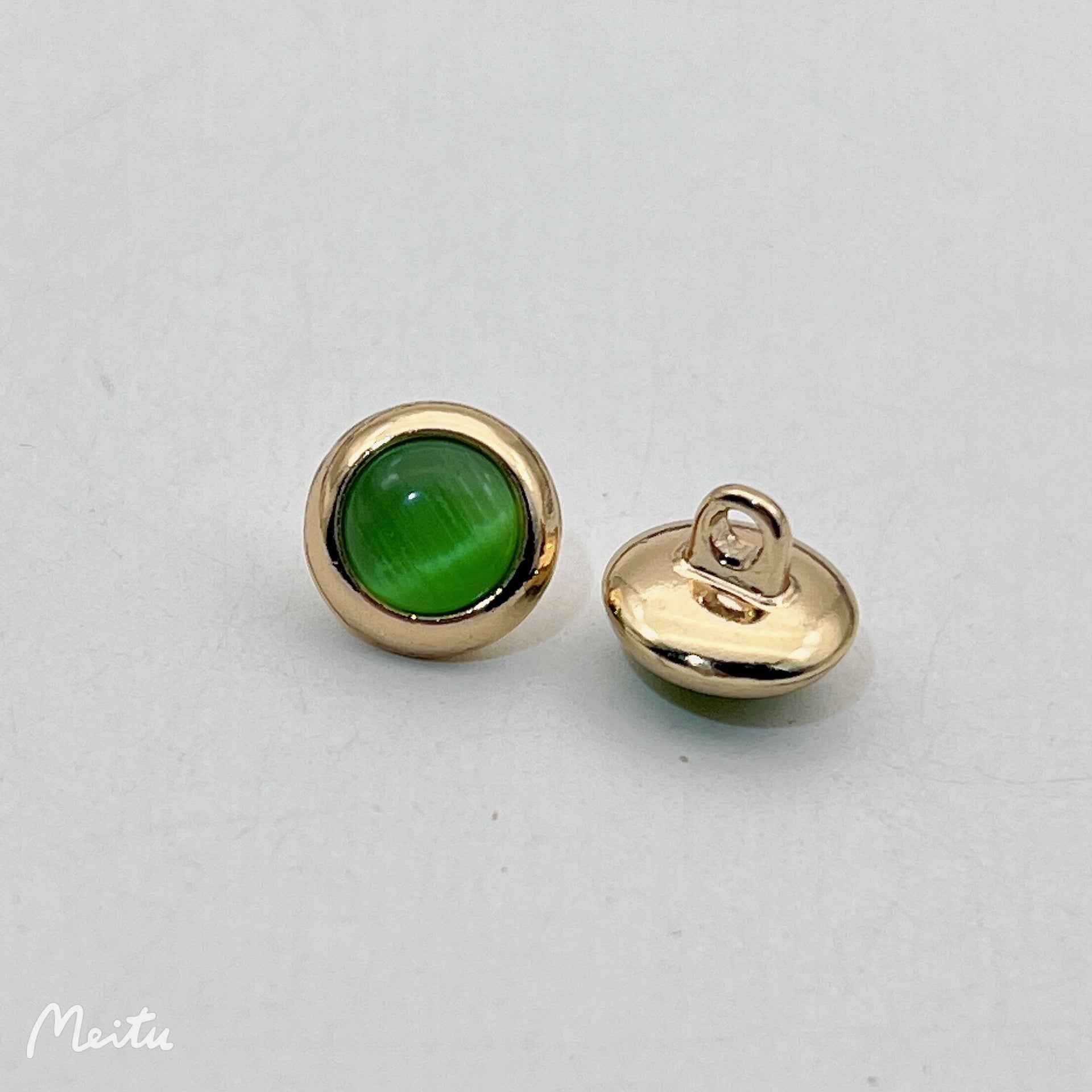 12.5mm Cat's Eye Metal Buttons for Shirts 50pcs - Lots of Buttons