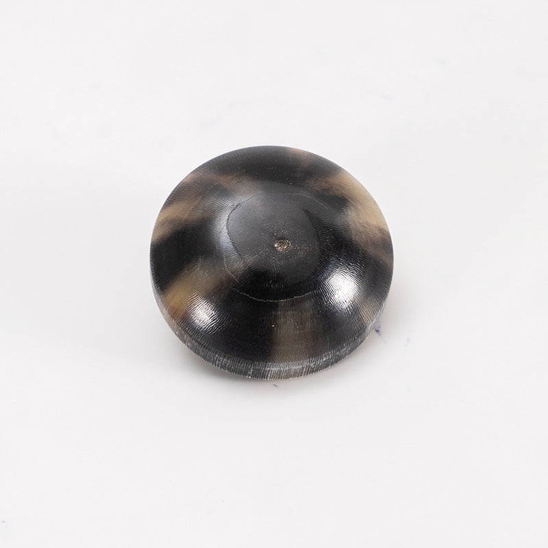 20mm Hřibové Zesílené Hnědo-Šedé Vintage Knoflíky na Paroh 10ks