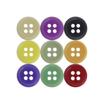 11.5/12.5mm Dopamine Colored Urea Buttons for Children's Clothing 50pcs - Lots of Buttons