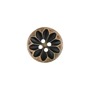 11-20mm Vintage Distressed Laser Engraved Wood Buttons for Children's Clothing 50pcs - Lots of Buttons