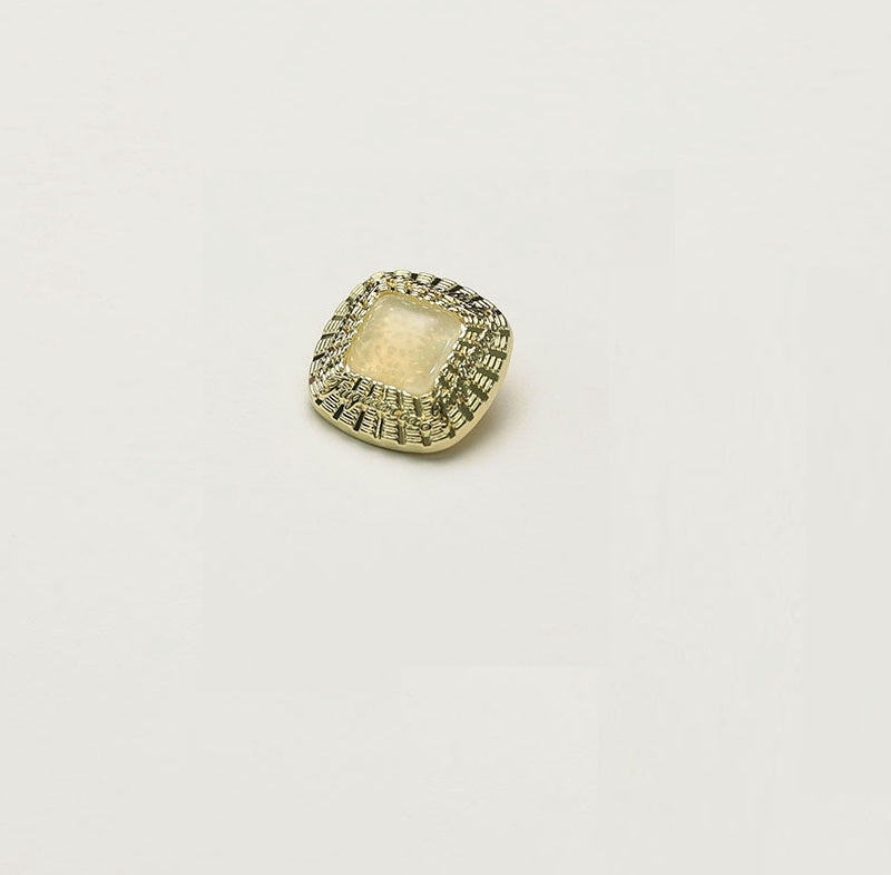 13.5-20.5mm Kwadratowe Vintage Złote Metalowe Guziki Do Ubrań 30 Sztuk
