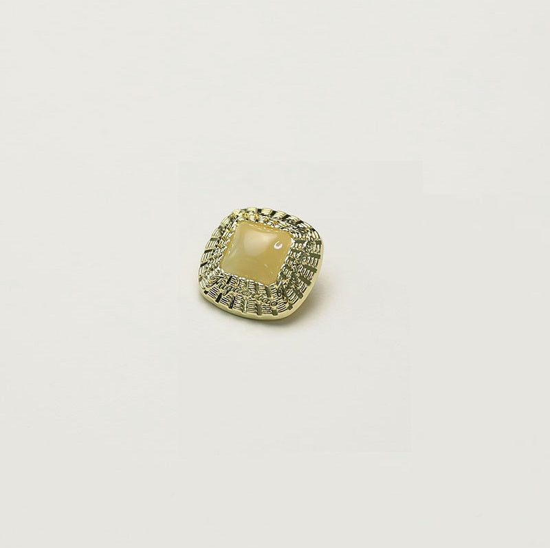 13.5-20.5mm Kwadratowe Vintage Złote Metalowe Guziki Do Ubrań 30 Sztuk