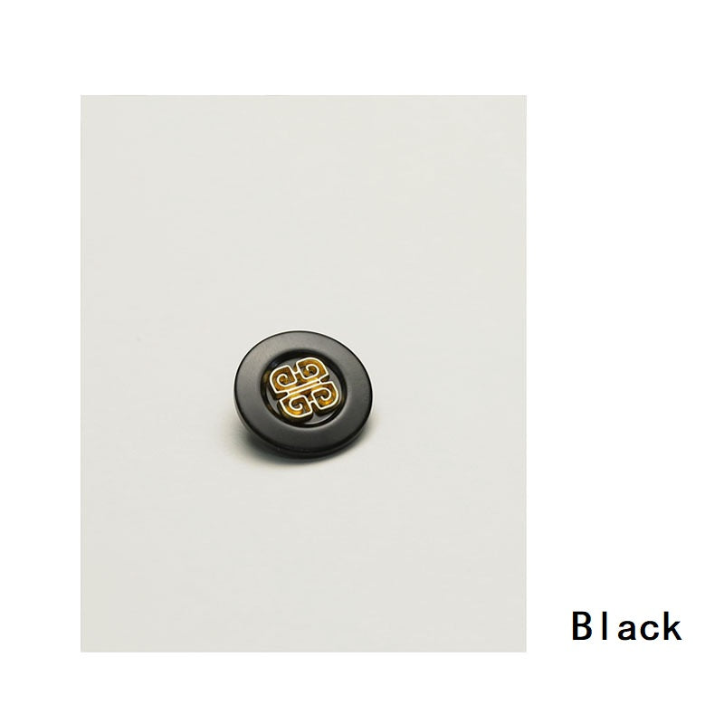 Čínske štýlové kovové gombíky na oblečenie s motívom ovocia 15 kusov (3 farby)