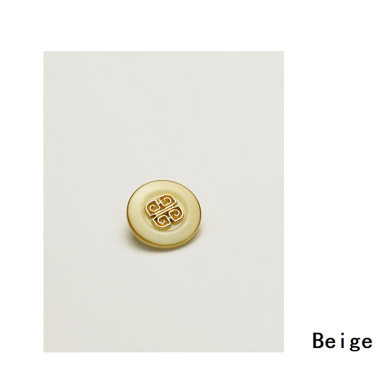 Čínske štýlové kovové gombíky na oblečenie s motívom ovocia 15 kusov (3 farby)