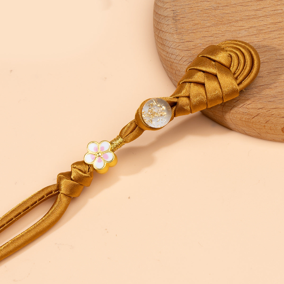 8cm/27cm knoflíky žabky na cheongsam ručně pletené saténové látkové 6ks
