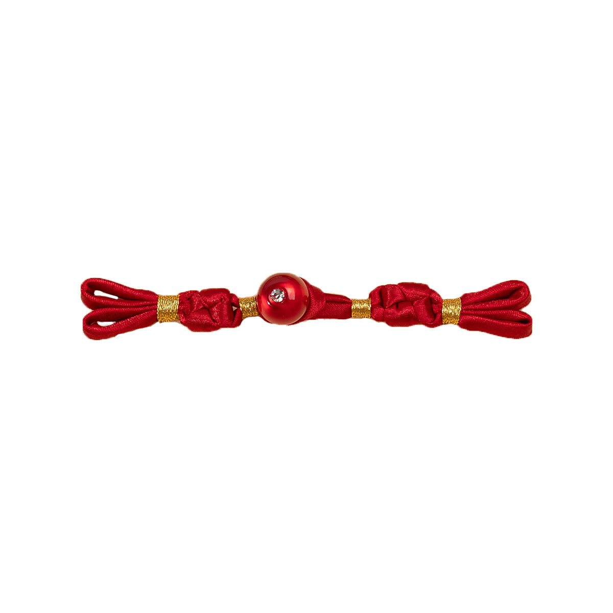 Čínské ručně vyráběné diamantové kamenné pletené knoflíky Cheongsam Pankou 6ks