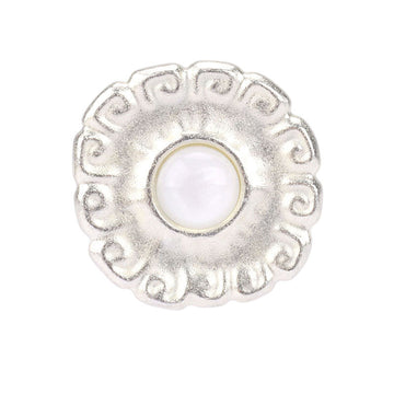 18mm/23mm Matt Silver Metal Pearl Shank Buttons for Women's Tops 12pcs - Lots of Buttons