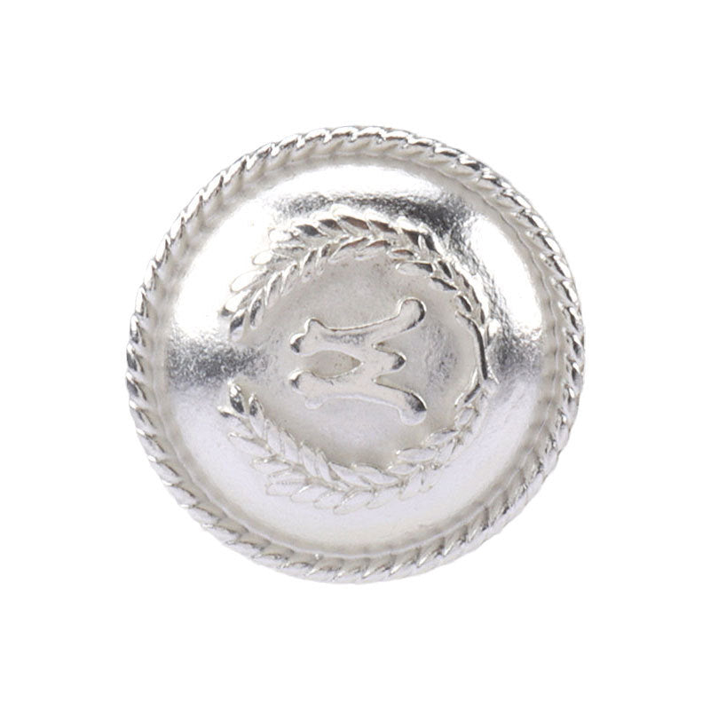 17.5/22.5mm Korejské ekologické vintage kovové stříbrné knoflíky s očky 3ks