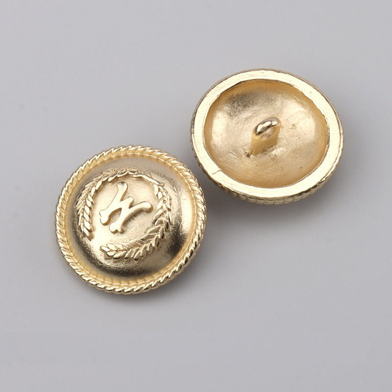 17.5/22.5mm Korejské ekologické vintage kovové stříbrné knoflíky s očky 3ks
