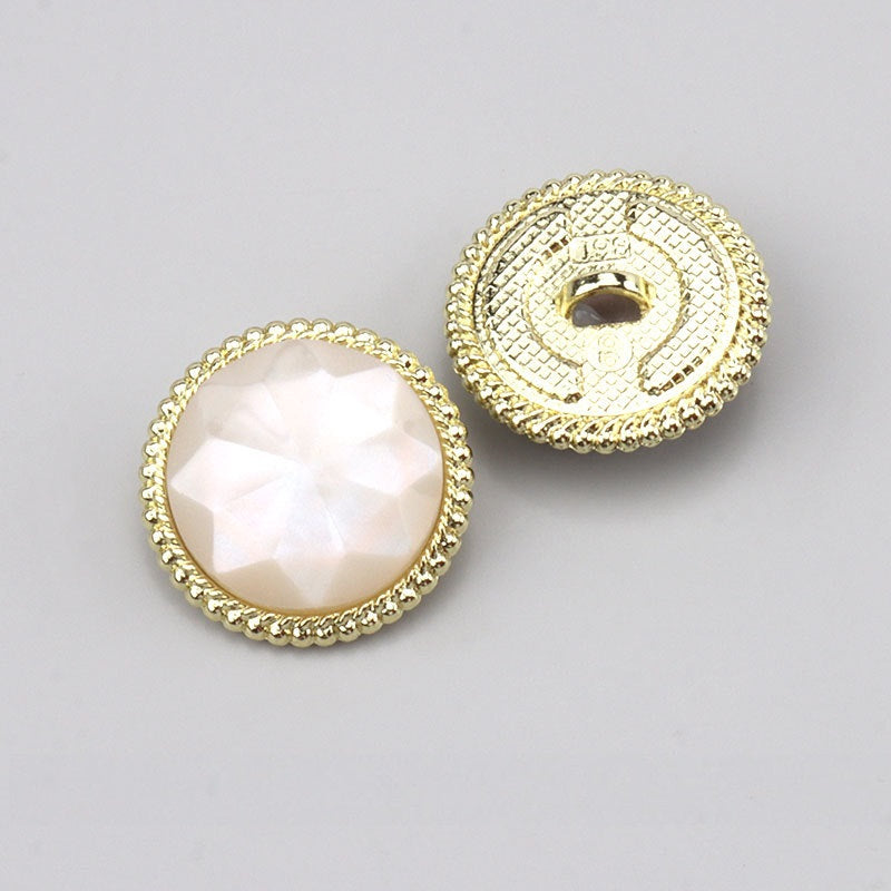 Must beež pruun ümmargune teemantlõikega vaigu sulamvarrega nööbid 15 pakis