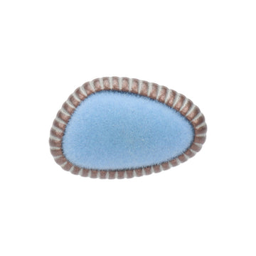 21mm Metal & Colored Flocked Combination Shank Buttons 6pcs