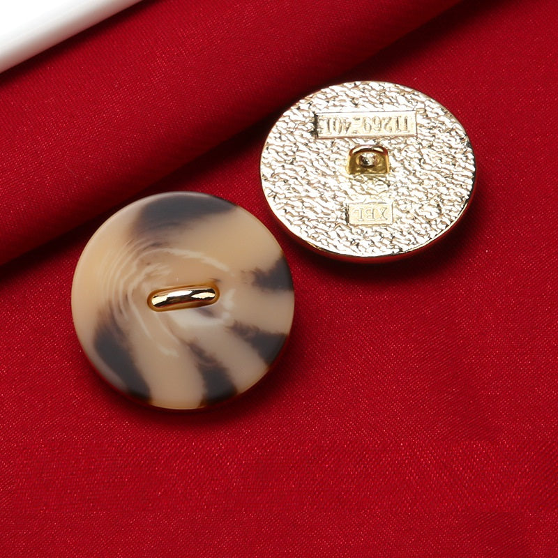 18/23/25mm pruunid vaigust kattega nupud metallist alustega varrastega 15 pakis