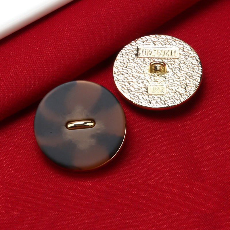 18/23/25mm pruunid vaigust kattega nupud metallist alustega varrastega 15 pakis