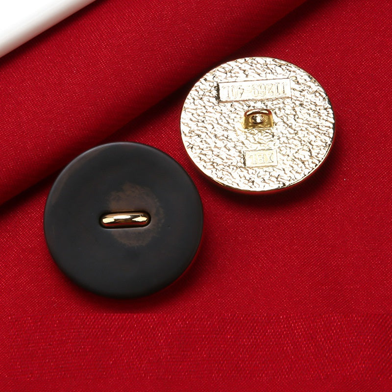 18/23/25mm pruunid vaigust kattega nupud metallist alustega varrastega 15 pakis