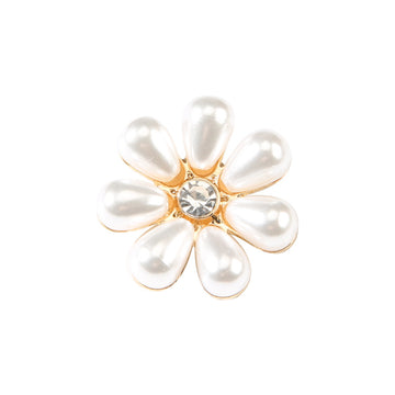 23-32mm Floral Pearl Button Metal Base Handle for Children's Clothes 6pcs - Lots of Buttons