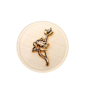 18/23/25mm Rund Beige Resin Metall Rosett Knappar 15 Pack