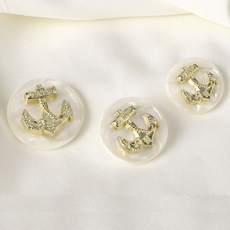 Briti stiilis vaigust sulamkinnitusega nööbid moekatele välisriietele 12 tk