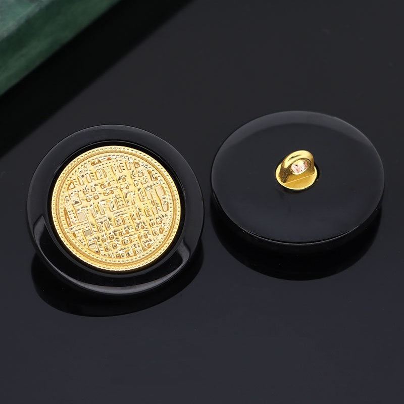 18/20/23mm Biele Čierne Zlaté Kovové Živicové Tlačidlá s Nôžkou 15 Kusov