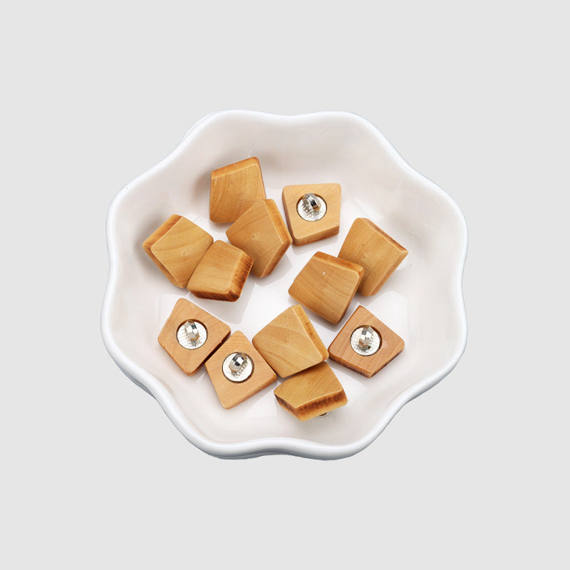 15mm trapezoidni gumbi od topolovine s visokim nogama za kapute 20 komada