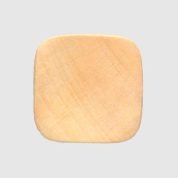 11.5mm High-Footed Square Vintage Poplar Wood Buttons for Children's Shirts 40pcs - Lots of Buttons